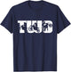 2nd Birthday Retro Motocross Dirt Bike 2 Years Boys Girl T-Shirt - T-Shirt | Navy
