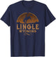 Lingle Wyoming WY Wild West Rodeo Cowboy T-Shirt - T-Shirt | Navy