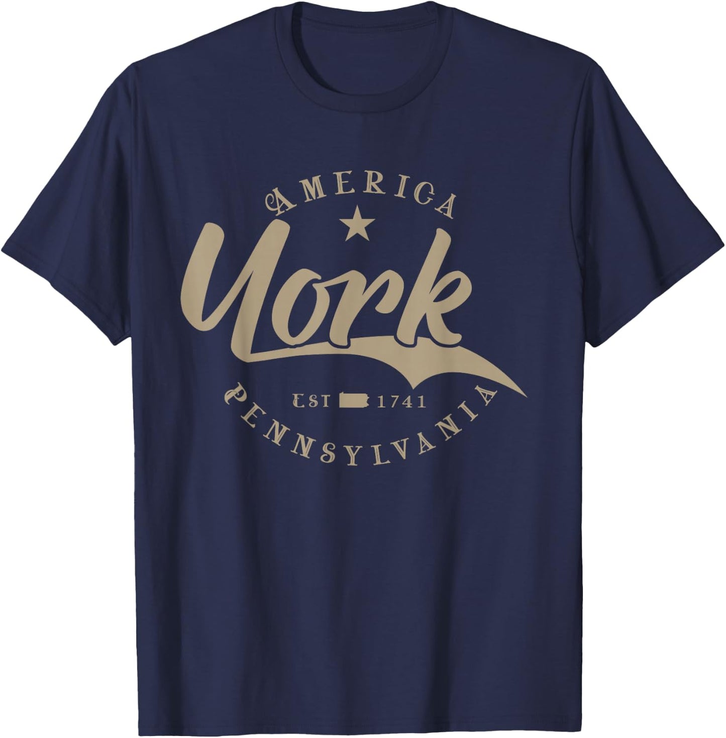 York PA | pennsylvania T-Shirt - T-Shirt | Navy