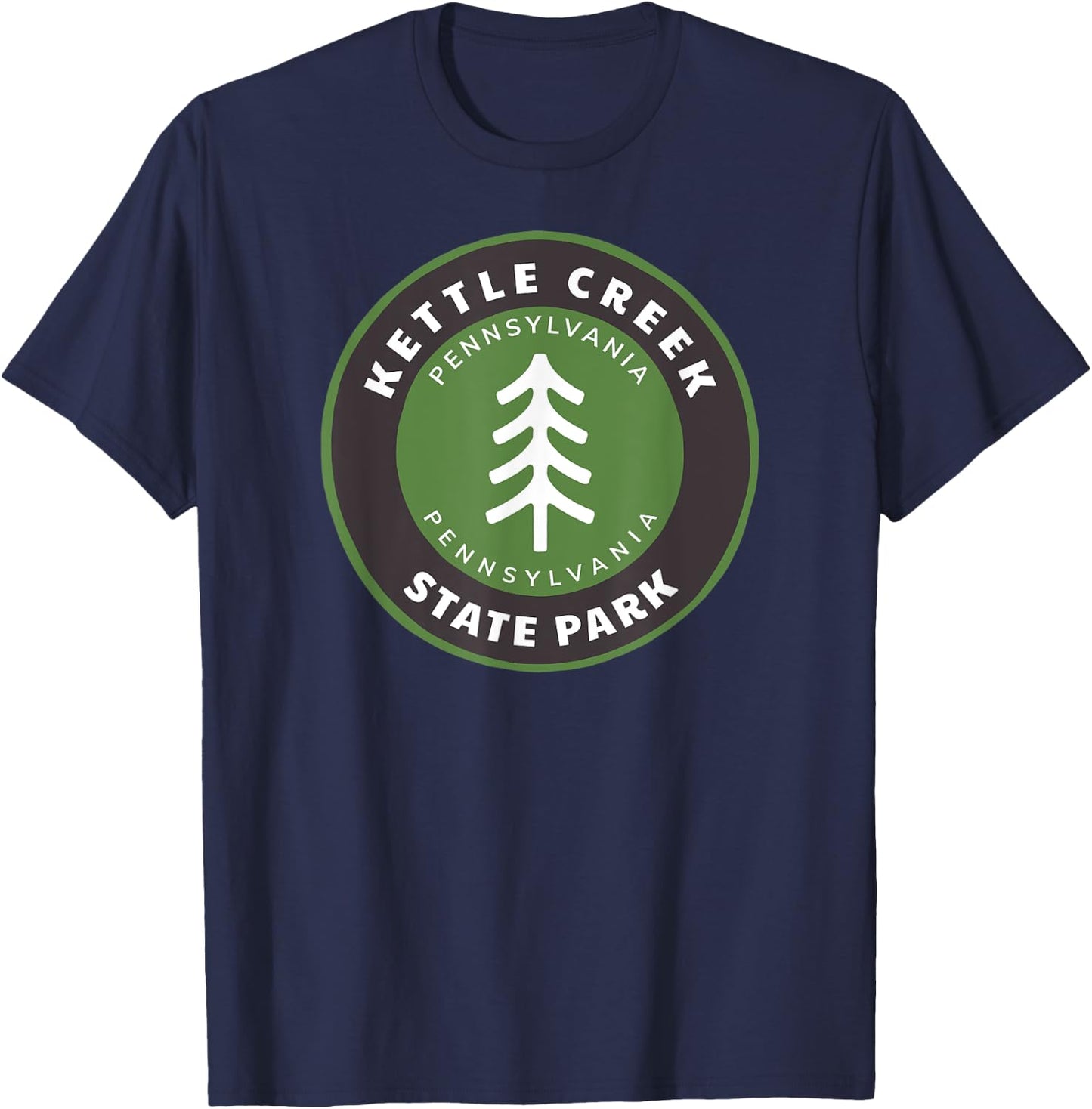 Kettle Creek State Park Pennsylvania PA Vacation Souvenir T-Shirt - T-Shirt | Navy