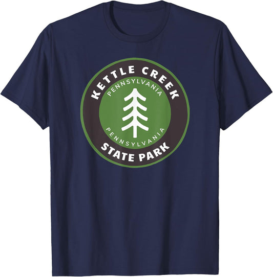 Kettle Creek State Park Pennsylvania PA Vacation Souvenir T-Shirt - T-Shirt | Navy