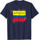 Arepas Cerveza Futbol Colombia Flag Soccer T-Shirt - T-Shirt | Navy