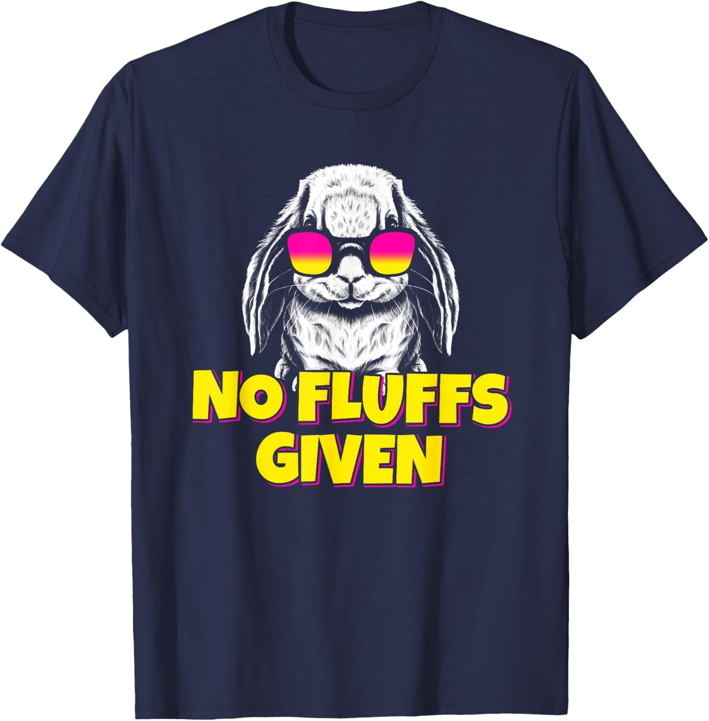 Holland Lop Bunny T-Shirt - T-Shirt | Navy