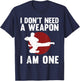 Funny Karate Women Karate Black Belt Martial Arts T-Shirt - T-Shirt | Navy