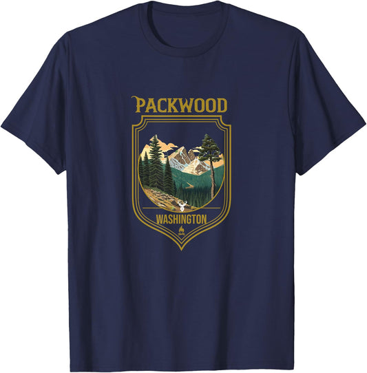 Packwood Souvenir Apparel - Packwood Hiking T-Shirt - T-Shirt | Navy