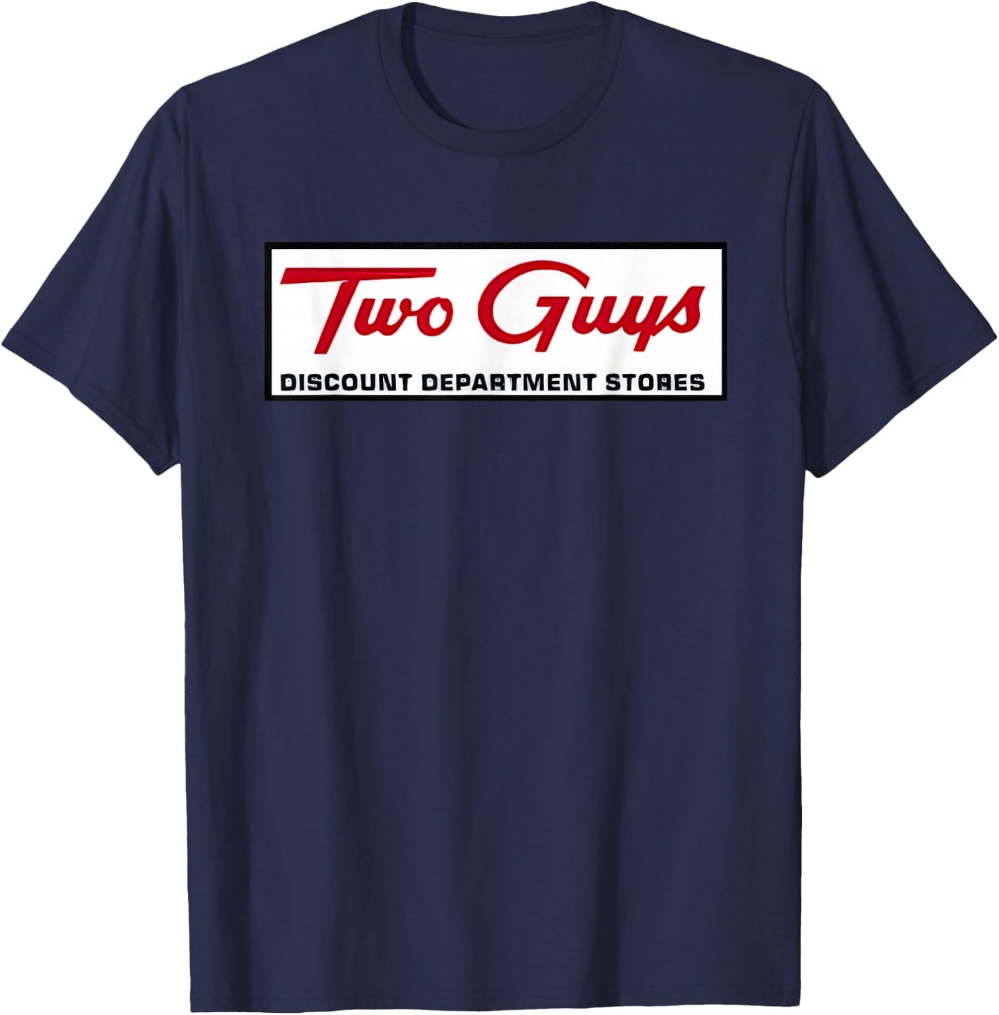 Two Guys Store Retro Vintage T-Shirt - T-Shirt | Navy