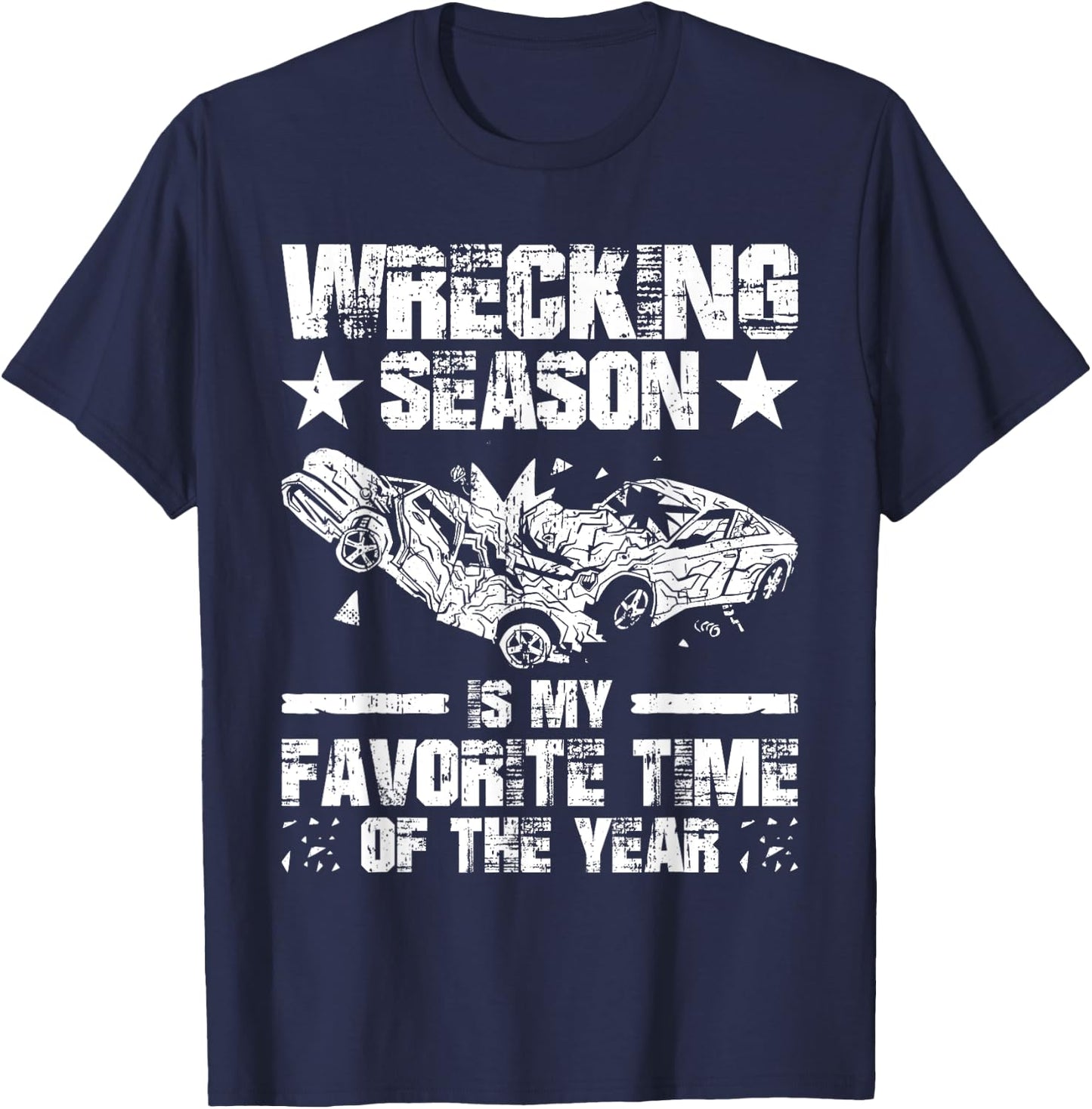 Demolition Derby Demo Derby Toys Demo Derby Season T-Shirt - T-Shirt | Navy