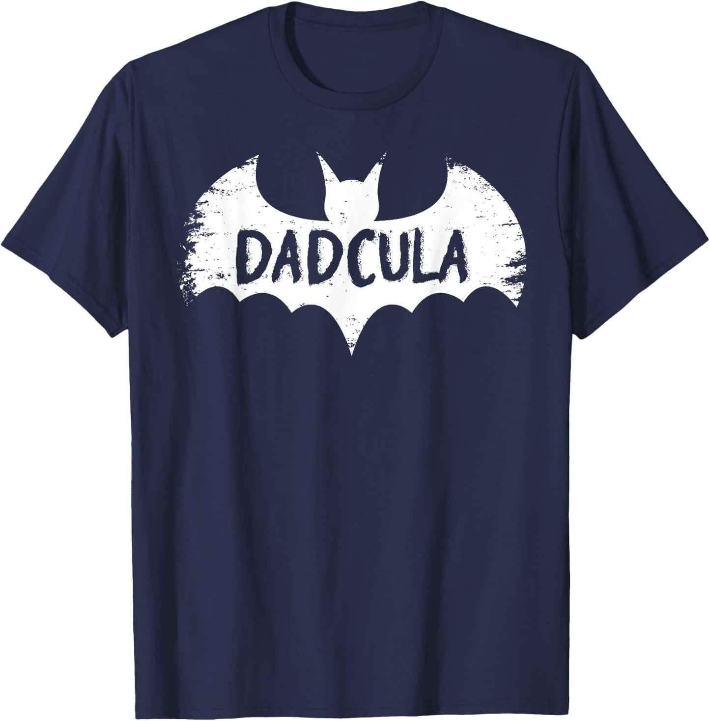 Papa Dadcula Dad Vampire Daddy Funny Halloween Father T-Shirt - T-Shirt | Navy