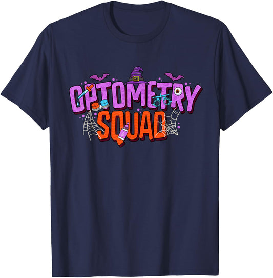Halloween Optometry Squad Optometrist Eye Doctor T-Shirt - T-Shirt | Navy