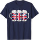 Beer British Shirt - Beer United Kingdom Flag Patriotic Men T-Shirt - T-Shirt | Navy