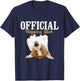 Official Napping Shirt - Jack Russell Terrier Dog Lover T-Shirt - T-Shirt | Navy