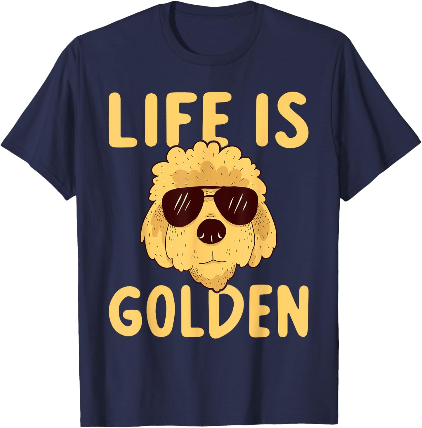 Golden Doodle T-Shirt - T-Shirt | Navy