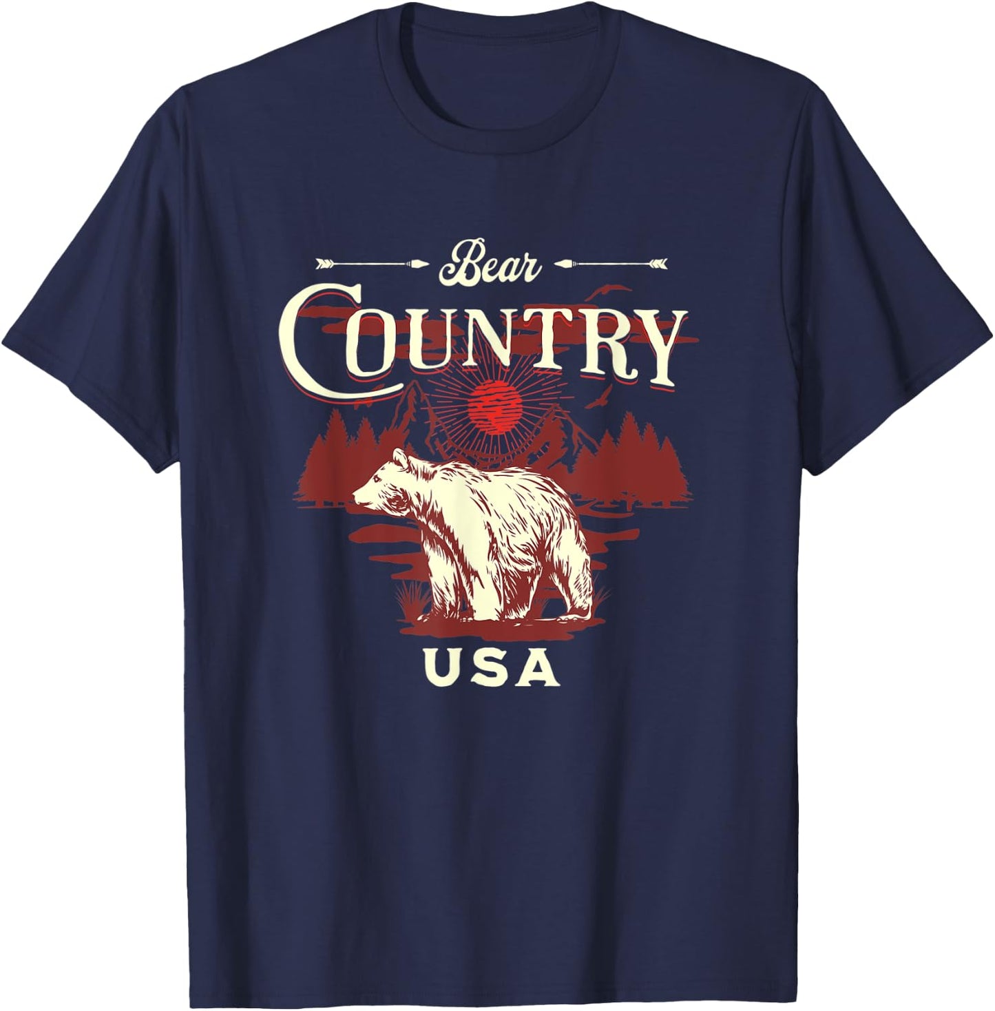 Alaska Bear Country USA Alaska T-Shirt - T-Shirt | Navy