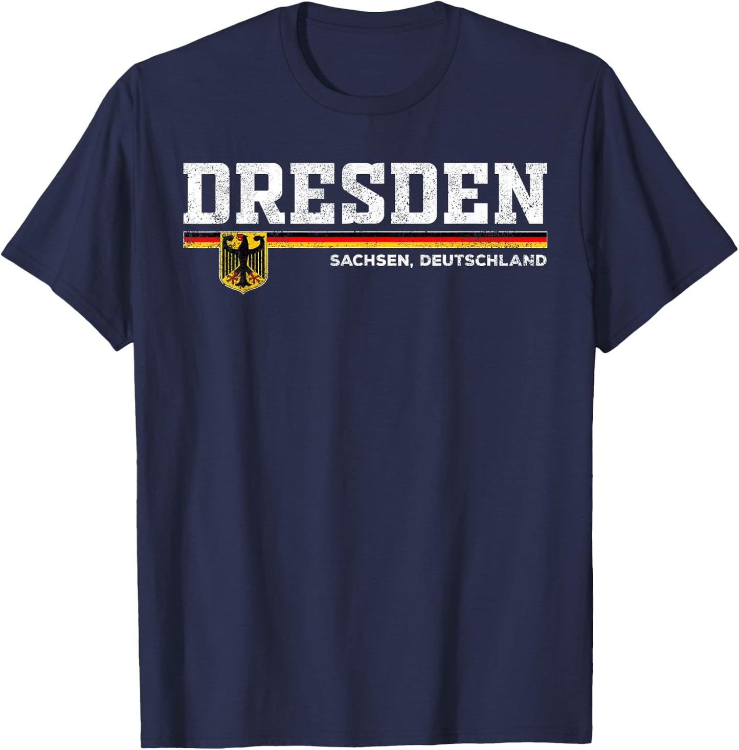 Dresden Germany / Deutschland T-Shirt - T-Shirt | Navy