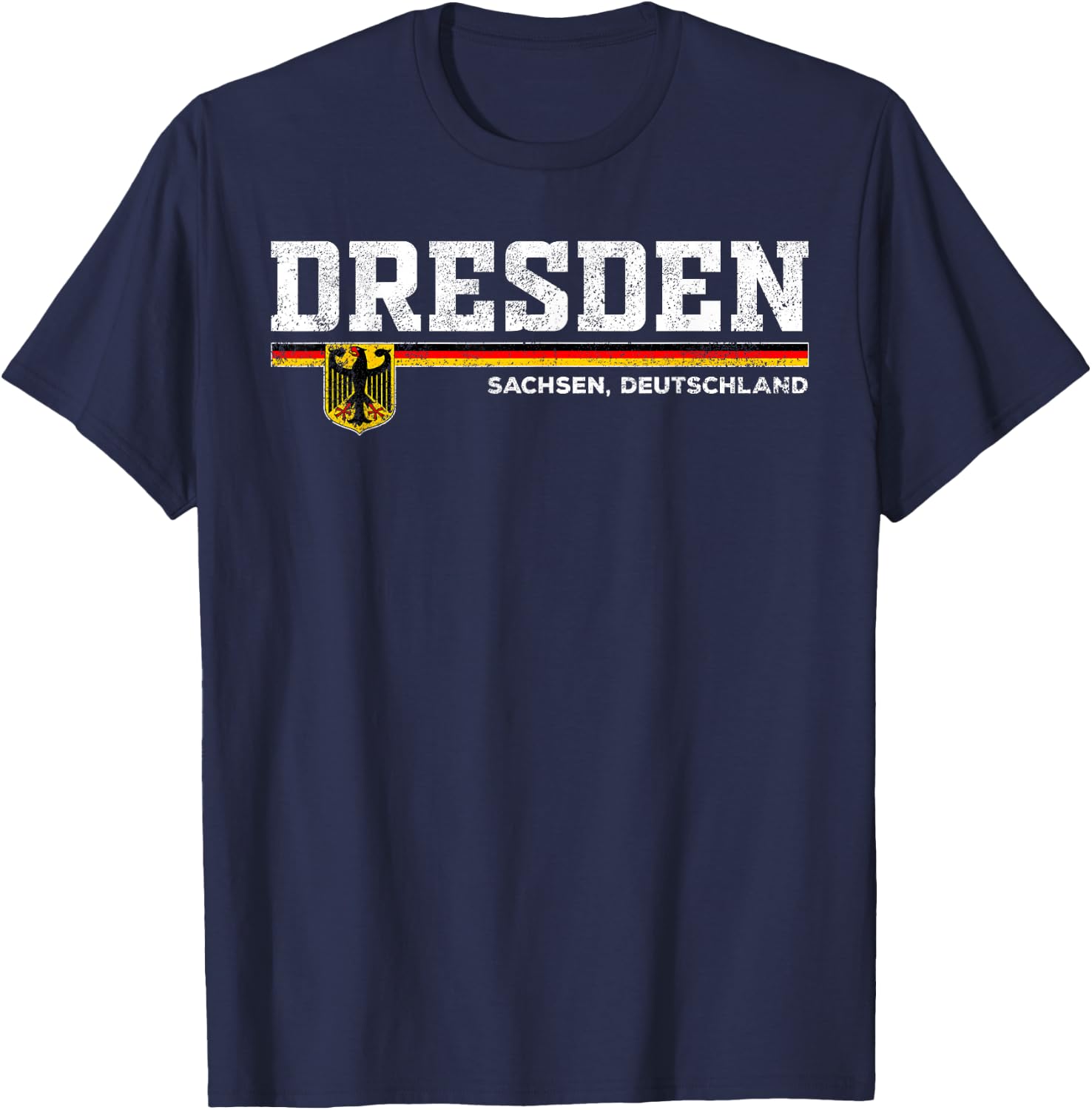 Dresden Germany / Deutschland T-Shirt - T-Shirt | Navy