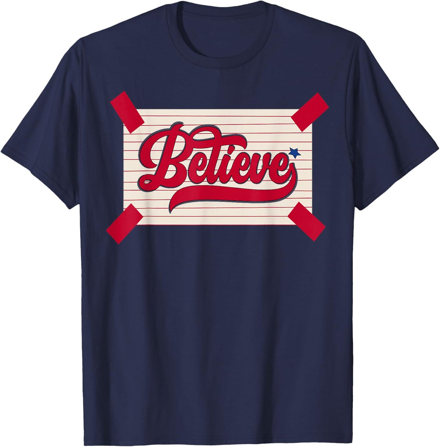 Philly Believe Philly lovers T-Shirt - T-Shirt | Navy