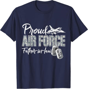 Proud Air Force Father-In-Law Air Force Graduation USAF T-Shirt - T-Shirt | Navy