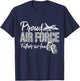 Proud Air Force Father-In-Law Air Force Graduation USAF T-Shirt - T-Shirt | Navy