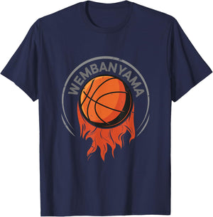 Wembanyama Basketball Amazing Gift Fan T-Shirt - T-Shirt | Navy