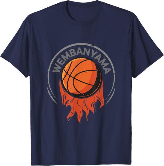 Wembanyama Basketball Amazing Gift Fan T-Shirt - T-Shirt | Navy