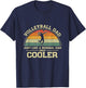 Vintage Volleyball Dad Just Like A Normal Dad Only Cooler T-Shirt - T-Shirt | Navy
