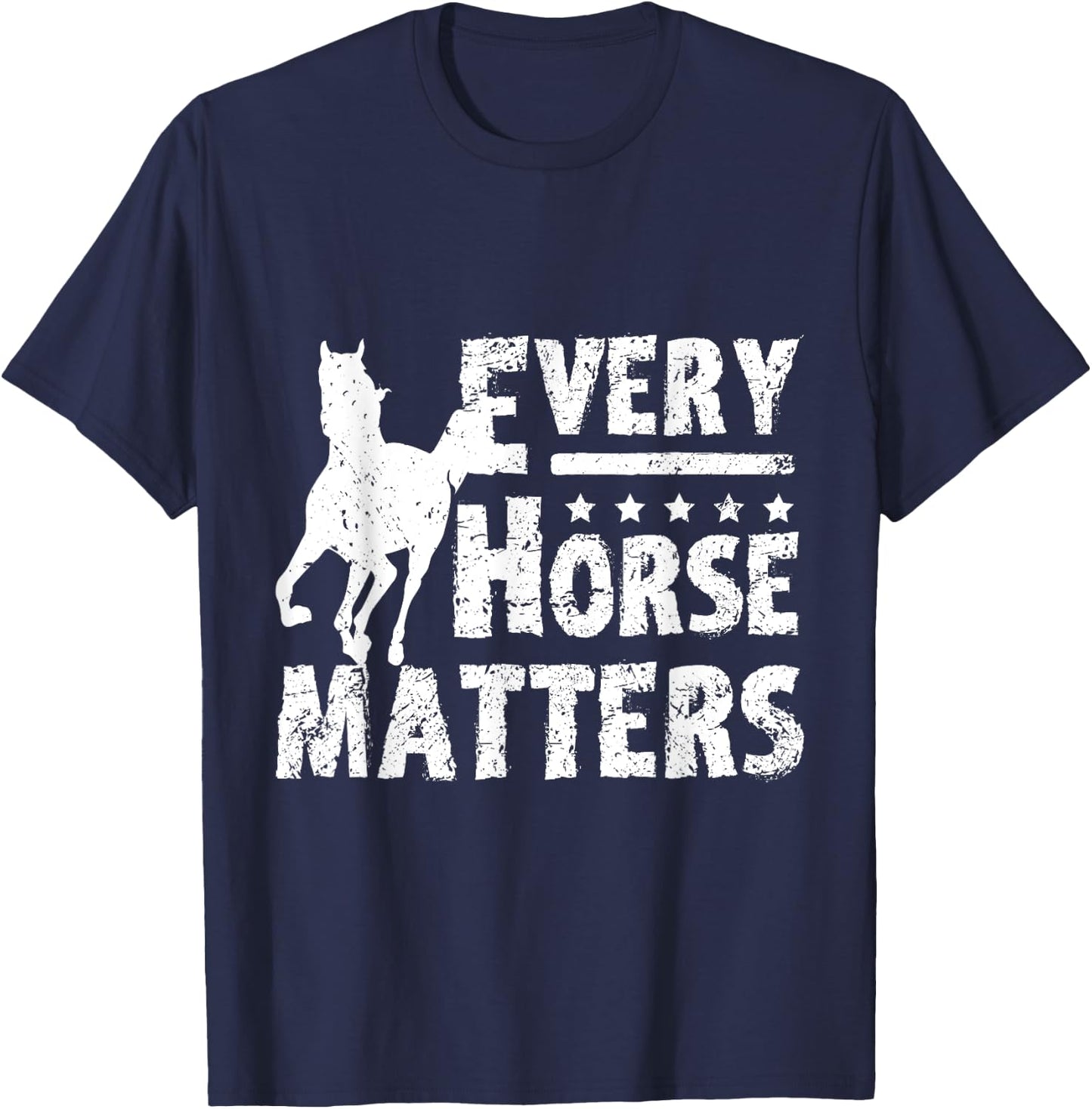 Horse rescue Every horse matters T-Shirt - T-Shirt | Navy