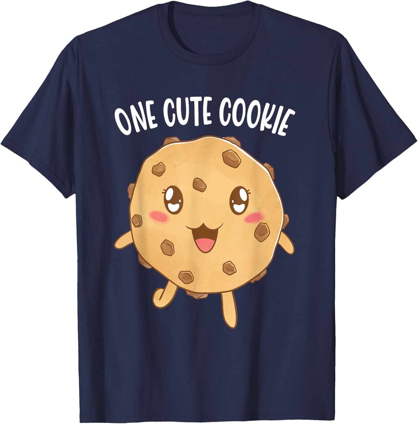Chocolate Chip Cookie Lover Cookies T-Shirt - T-Shirt | Navy
