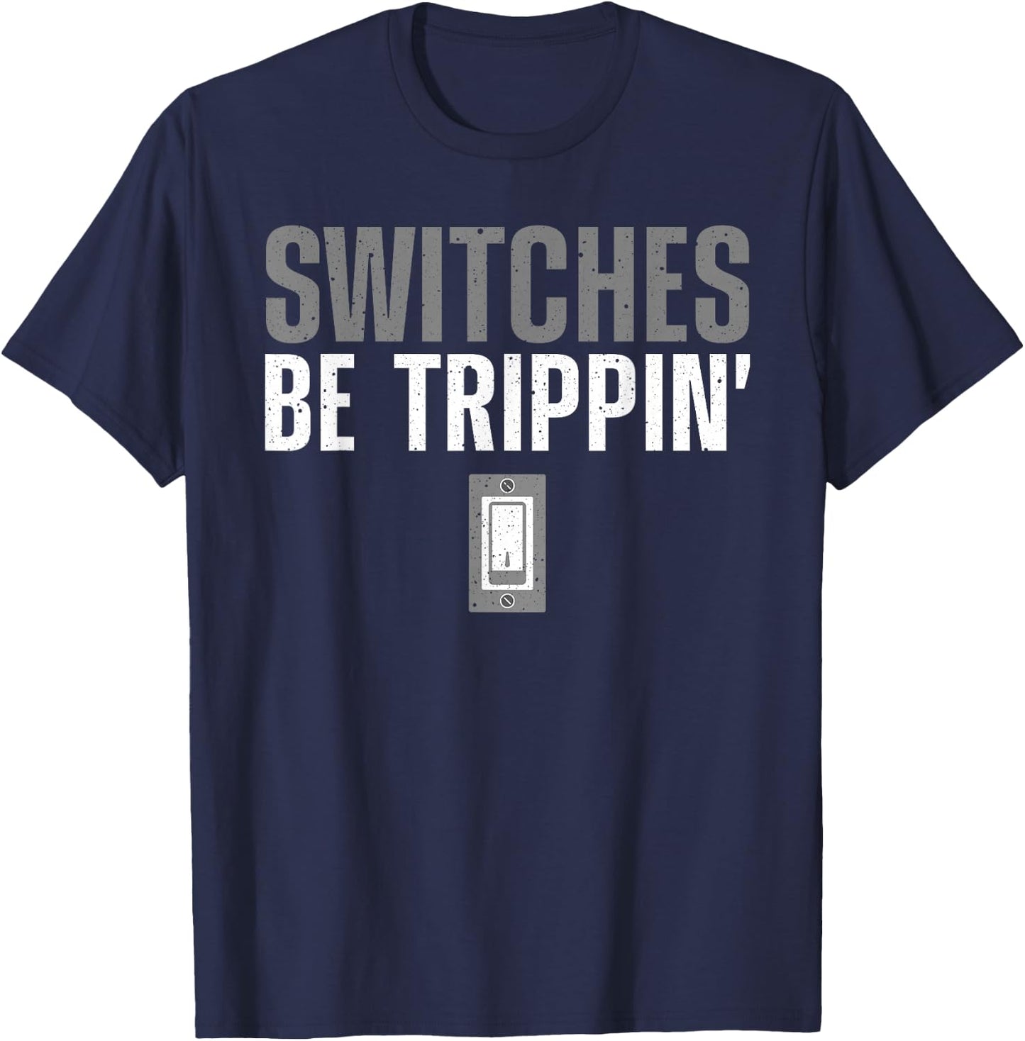 Electrician Art Women Electrical Switch Electrician T-Shirt - T-Shirt | Navy