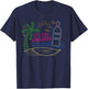 It's 5 O'Clock Somewhere Drinking Summer Beach Vacation T-Shirt - T-Shirt | Navy
