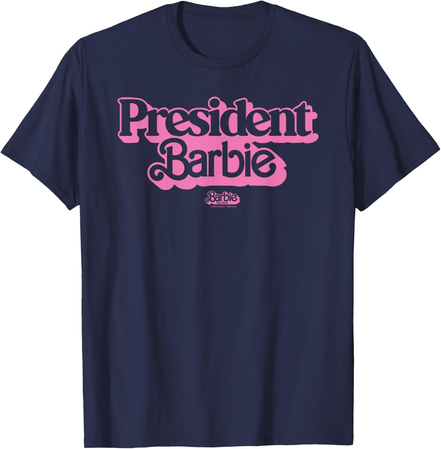 Barbie The Movie - President Barbie T-Shirt - T-Shirt | Navy