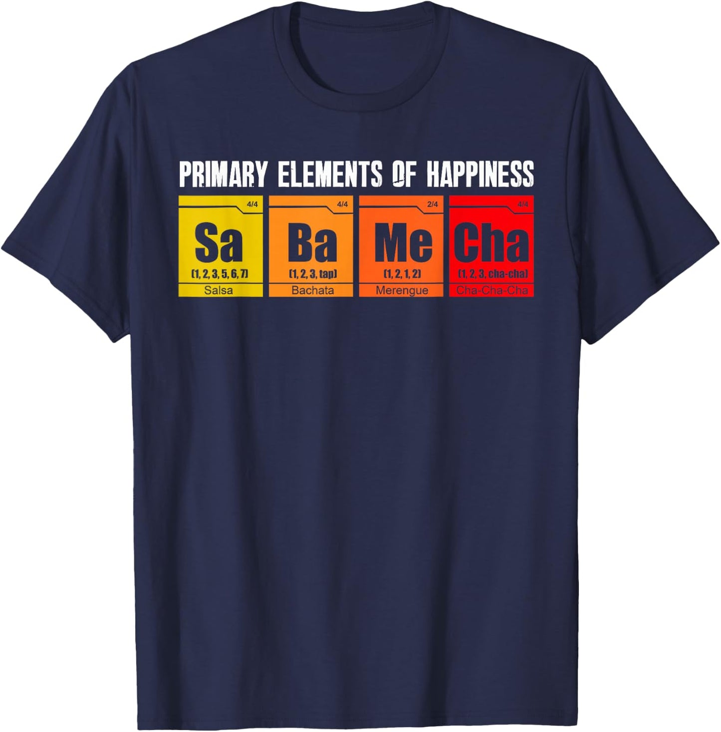 Salsa Dancing Salsa Bachata Merengue Dancer Dance Lover T-Shirt - T-Shirt | Navy