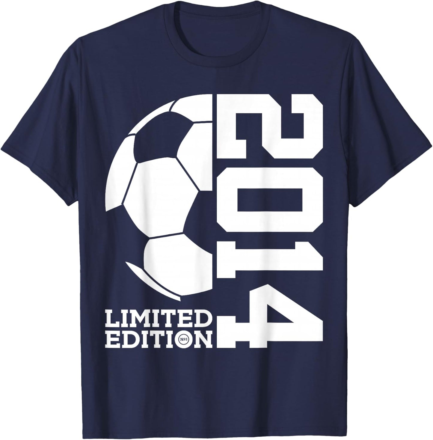 12th BIRTHDAY SOCCER LIMITED EDITION 2014 T-Shirt - T-Shirt | Navy