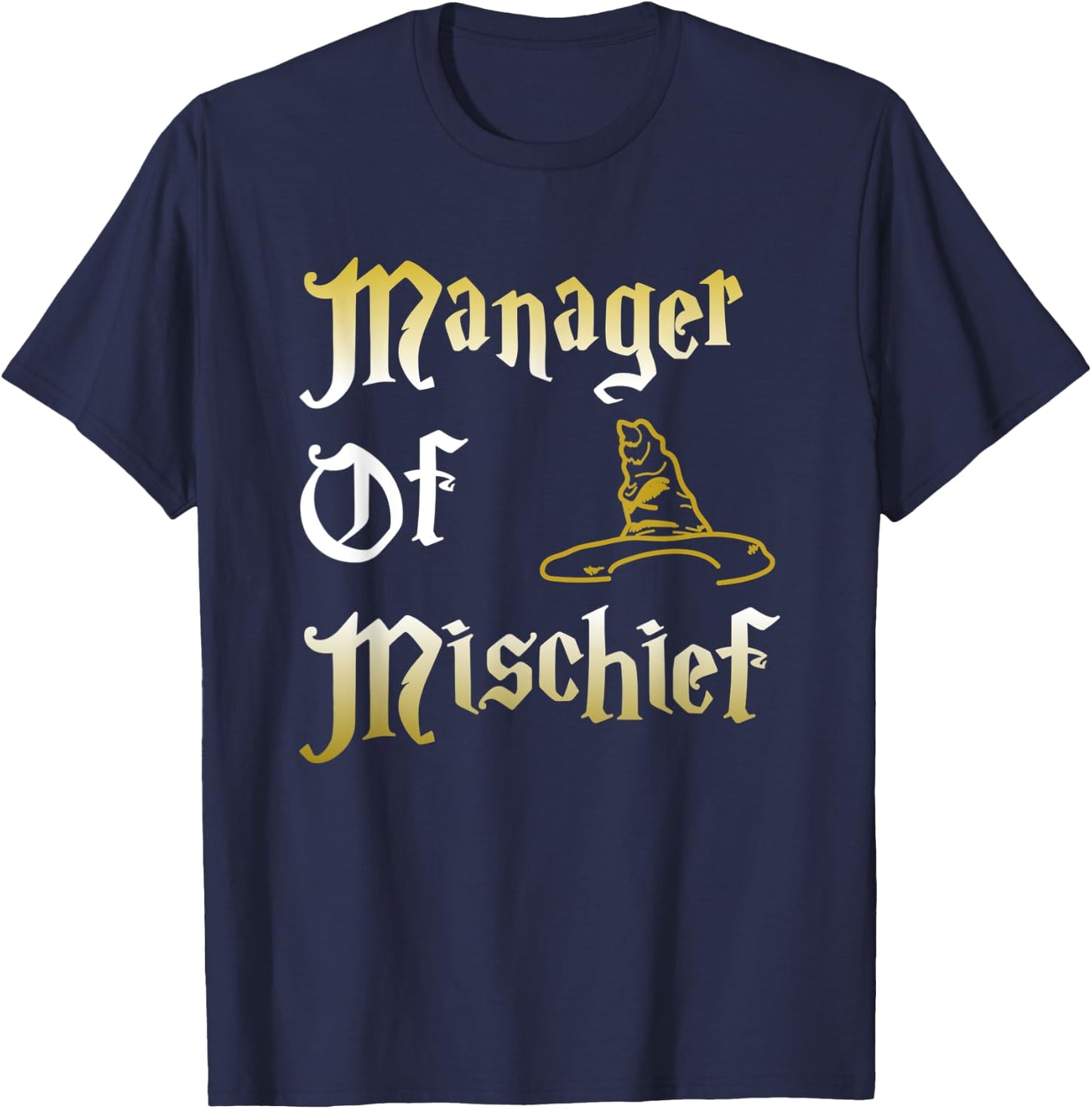 Manager Of Mischief Magical MOM Mischief Manager Mothers Day T-Shirt - T-Shirt | Navy