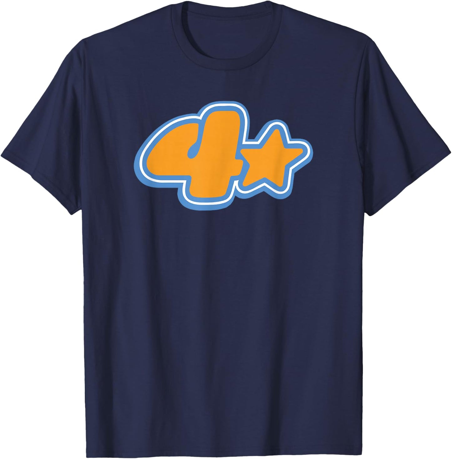 Disney Pixar Turning Red 4 Town Four Star Logo T-Shirt - T-Shirt | Navy