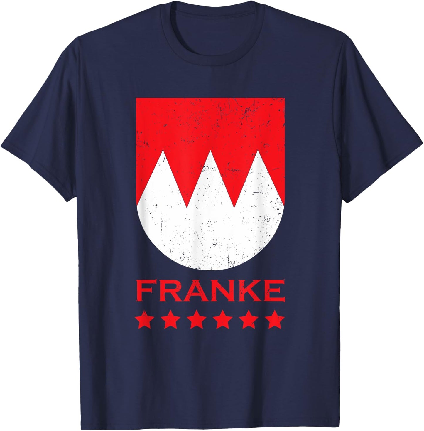Franconia Frank Bavaria Germany Franconian dialect German T-Shirt - T-Shirt | Navy