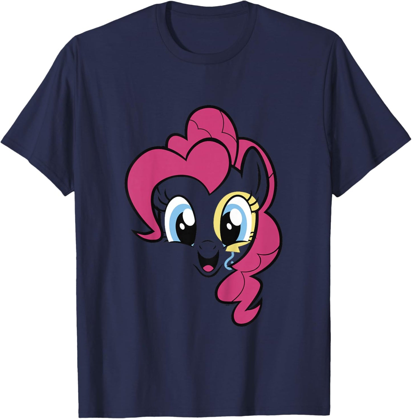 Kids My Little Pony: Friendship Is Magic Pinkie Pie Big Face T-Shirt - T-Shirt | Navy