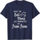 Best Moms Get Promoted To Gram Gram Special Grandma T-Shirt - T-Shirt | Navy