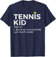 Funny Tennis Kid Definition Tennis Player T-Shirt - T-Shirt | Navy