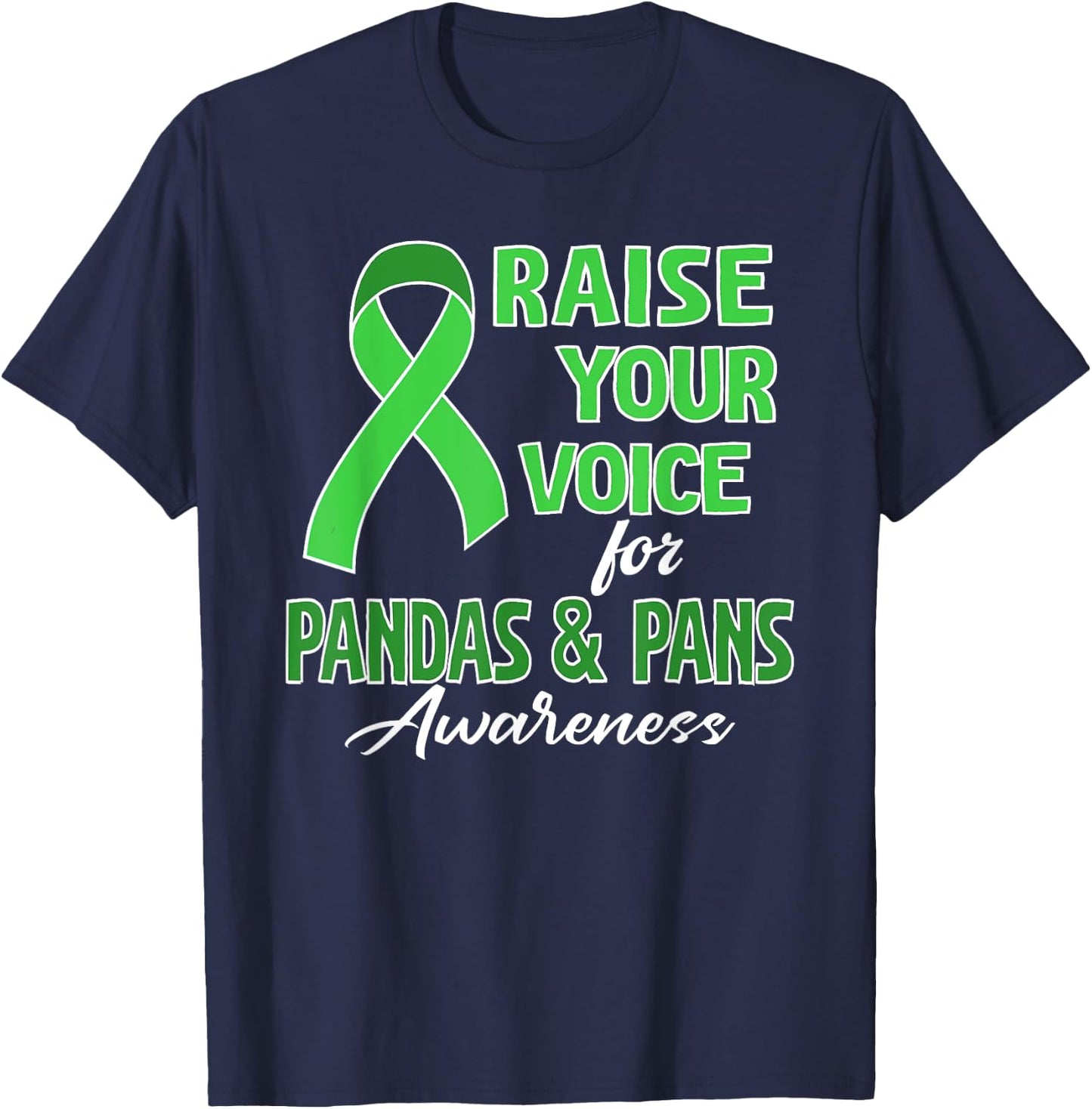Pandas Pans Awareness T-Shirt - T-Shirt | Navy