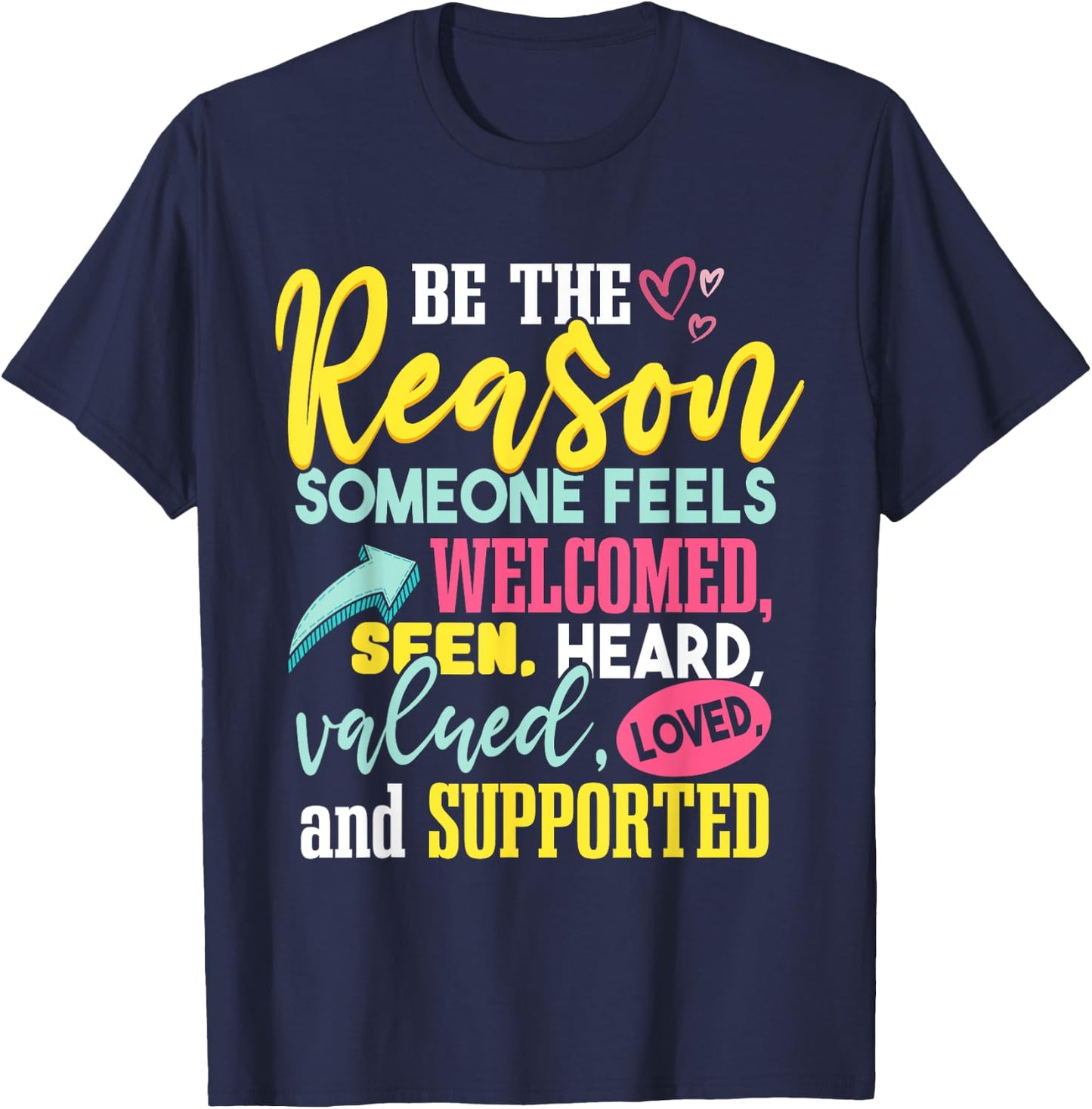 Social Workers Appreciation Month | Social Work T-Shirt - T-Shirt | Navy