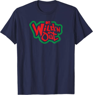 Wild 'N Out Green And Red Logo T-Shirt - T-Shirt | Navy