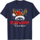 mb I'm The Bookworm Reindeer Christmas Funny Family Pajamas T-Shirt - T-Shirt | Navy