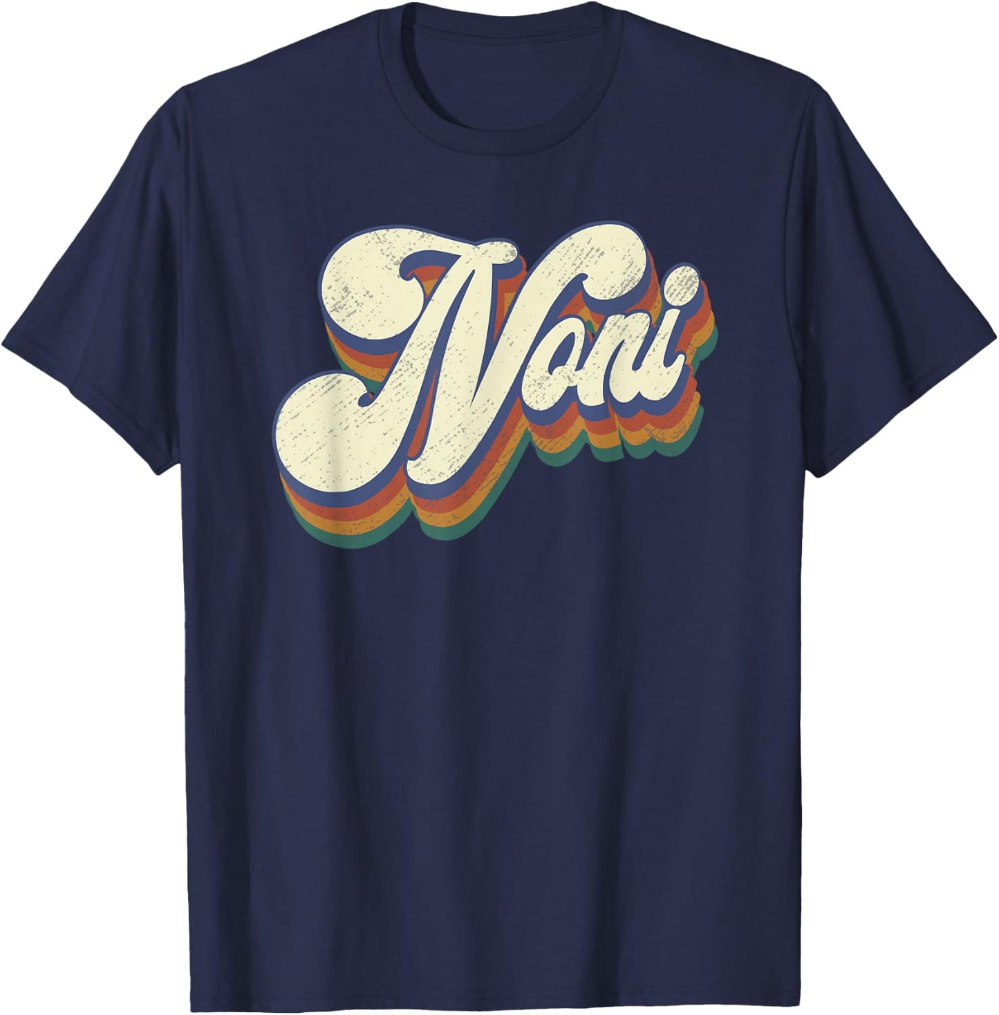 Noni Gifts For Grandma Retro Vintage Mother's Day Noni T-Shirt - T-Shirt | Navy
