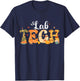 Lab Tech Laboratory Technician Fall Thanksgiving Halloween T-Shirt - T-Shirt | Navy