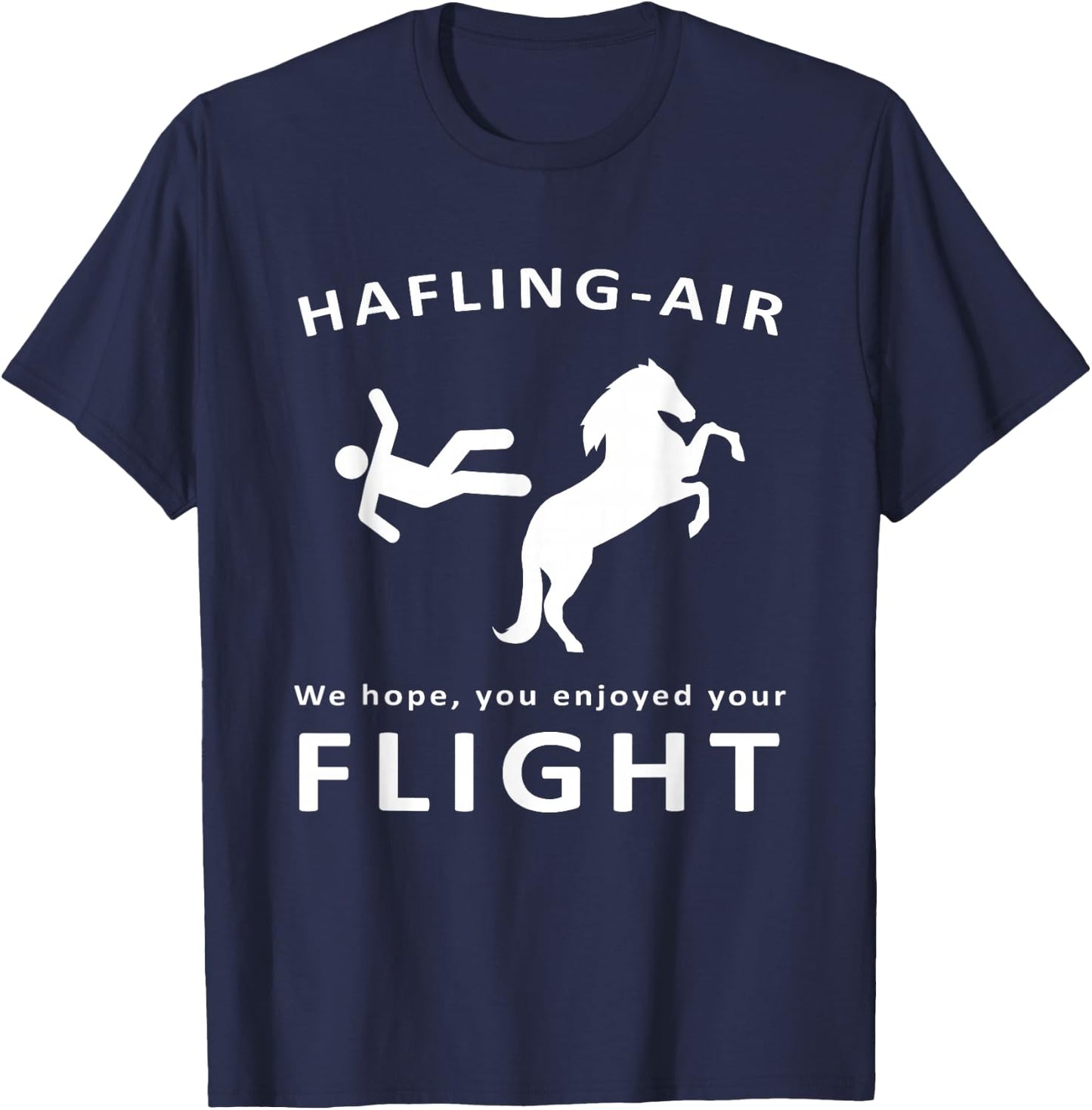 Haflinger horse design with funny horse saying for riders T-Shirt - T-Shirt | Navy