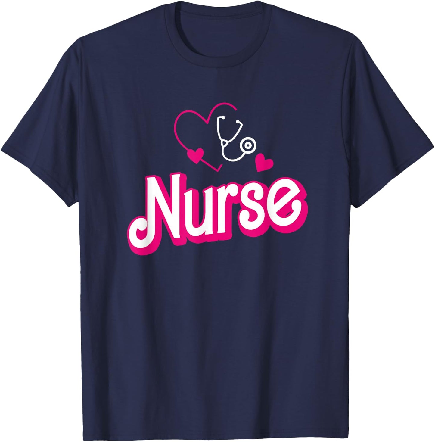 Retro Nurse Gifts Nurse Week Gifts Funny Nurse T-Shirt - T-Shirt | Navy