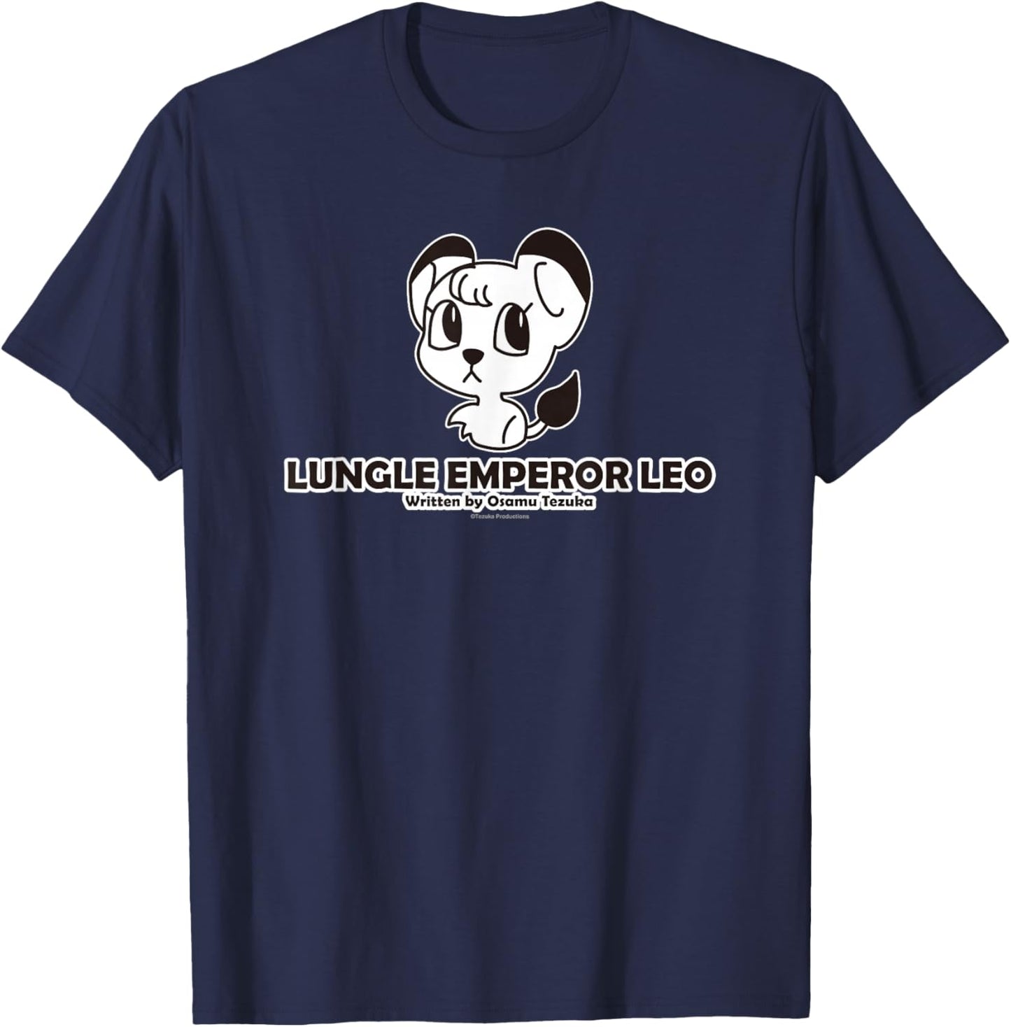 Kimba the White Lion tirari (Leo) (C)TEZUKA PRODUCTIONS T-Shirt - T-Shirt | Navy