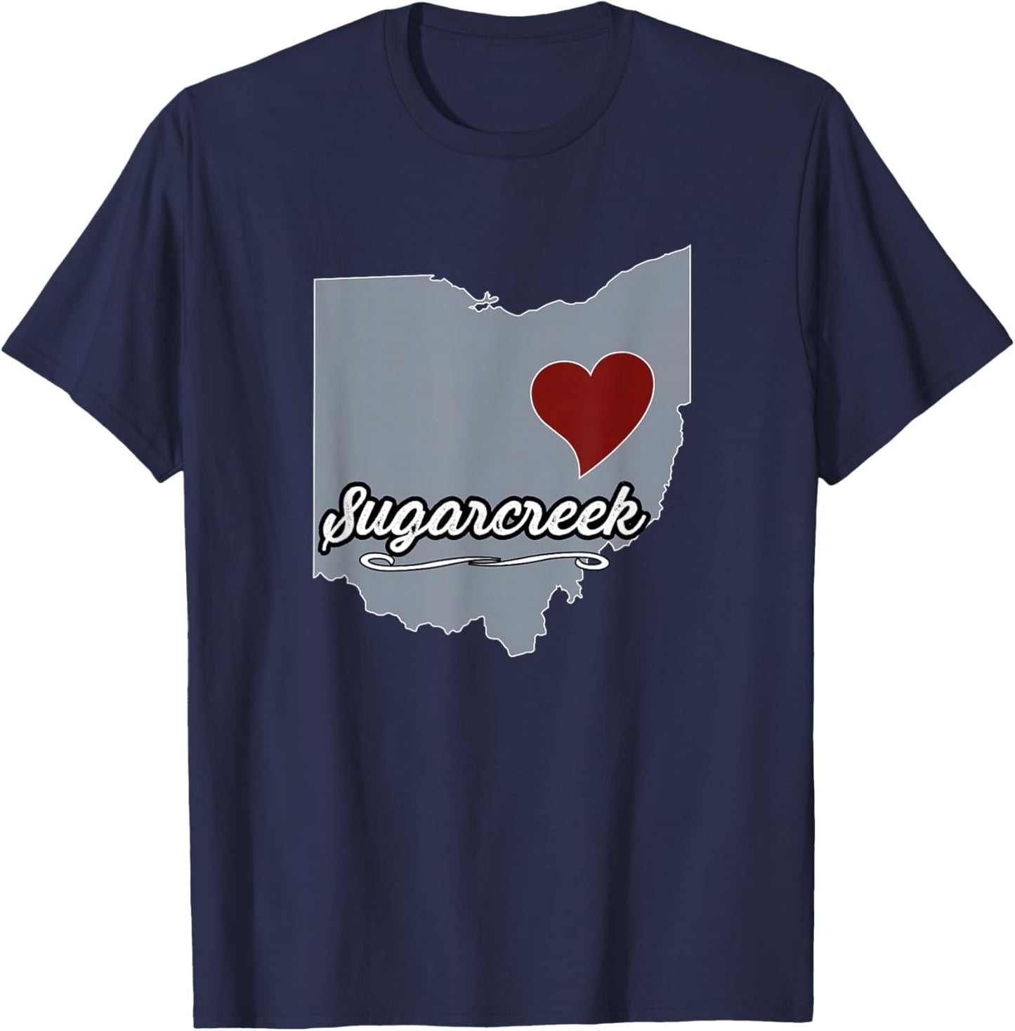 SUGARCREEK - Ohio | OH USA, City Souvenir City State T-Shirt - T-Shirt | Navy