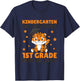 Kids Kindergarten Graduate Tiger Graduation T-Shirt - T-Shirt | Navy