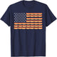 USA Hot Dog Flag T-Shirt - T-Shirt | Navy